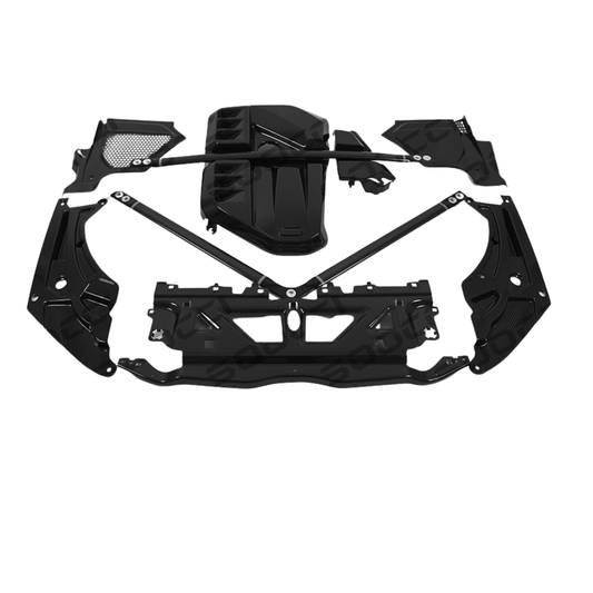 Carbon fiber engine trim