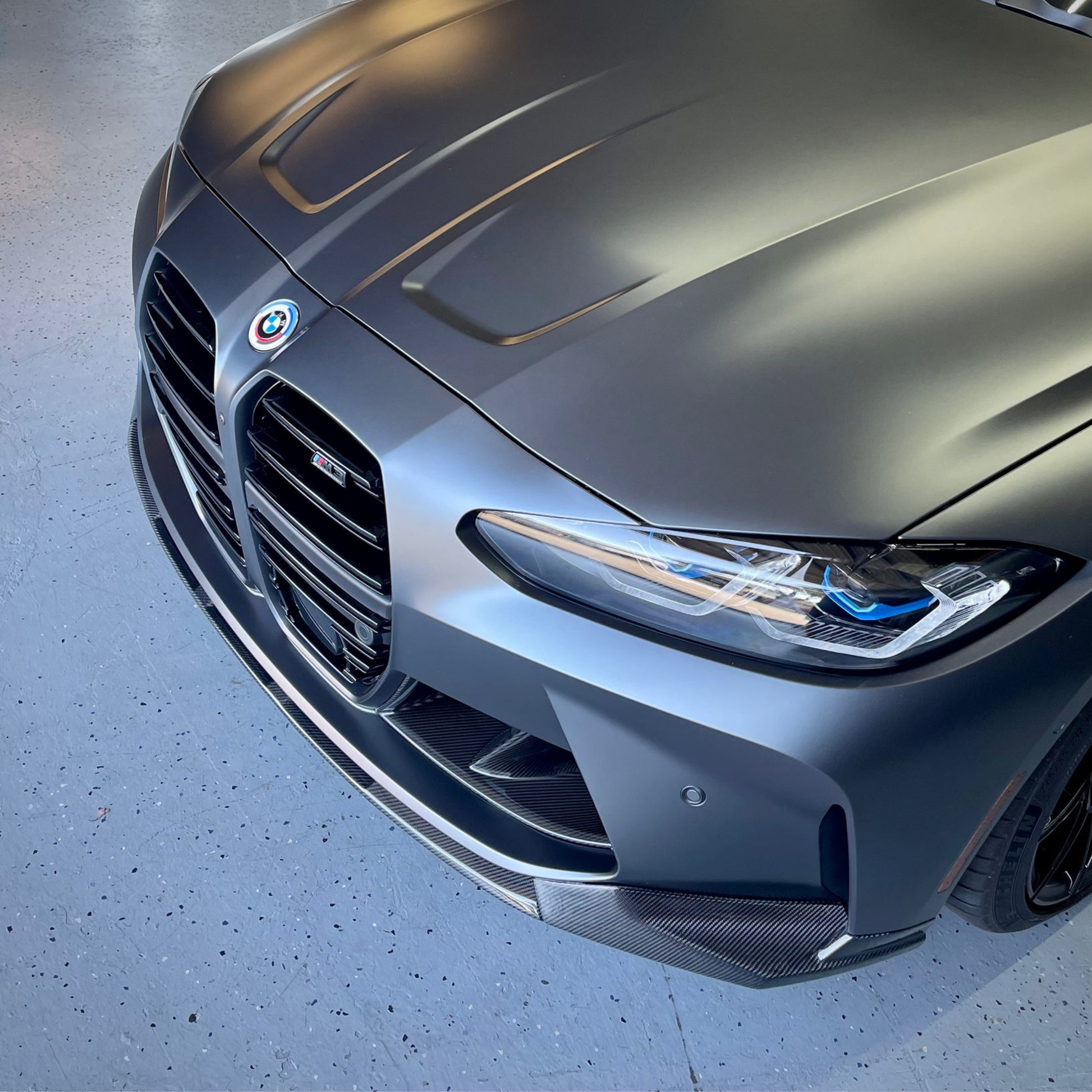 CARBON FIBER FRONT LIP MP STYLE